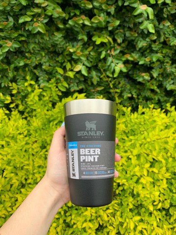 Copo Térmico Sem Tampa Stanley Matte Black 473ml