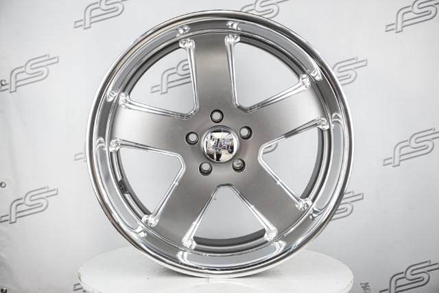 rodas U.S Mags Hustler Grafite Borda Diamantada aro 20 /Tala 8 /Furação 5x120 - Foto 5