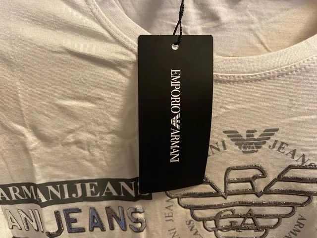 Camiseta Emporio Armani Roupas Jardim Santo Andr 1265937411