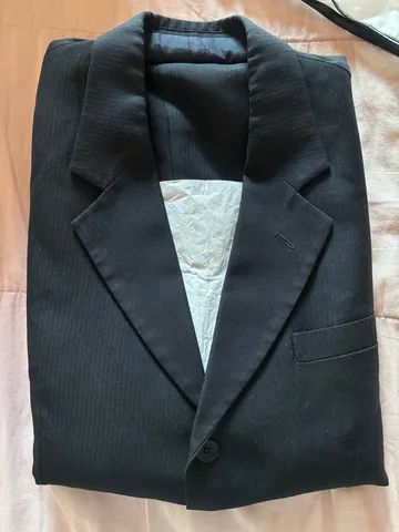 Terno azul marinho n. 50, (calça e paletó)
