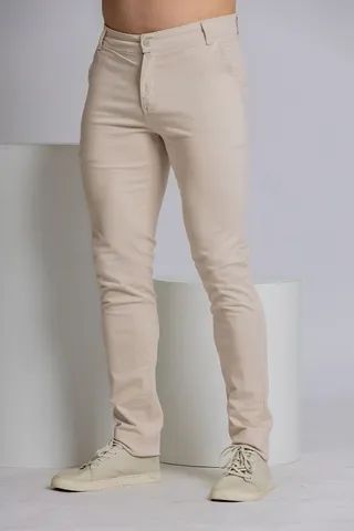 Calças Brim c/ Lycra Masculinas - Foto 3