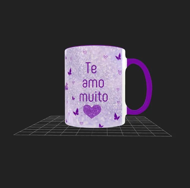 Caneca personalizada - Alça colorida - Foto 4
