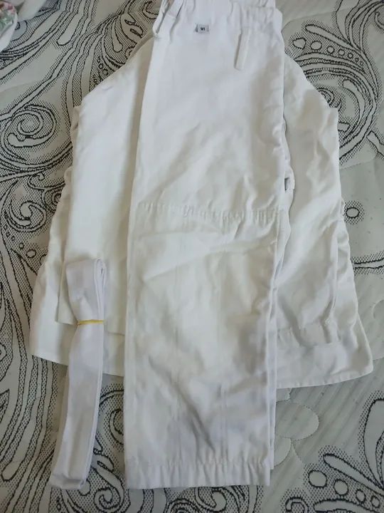 Kimono de Judô Branco infantil - Tamanho m1 - Foto 2