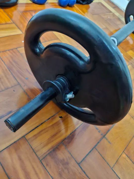 Par de Anilhas Musculação -10kg cada  - Foto 2
