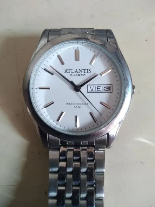  Relógio de Pulso Atlantis Quartz Modelo B-3215