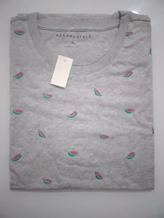 Camiseta Aéropostale Masculina Original 100% Nova - Foto 2
