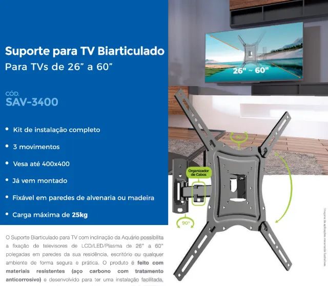 Suporte Articulado para TV - Foto 2