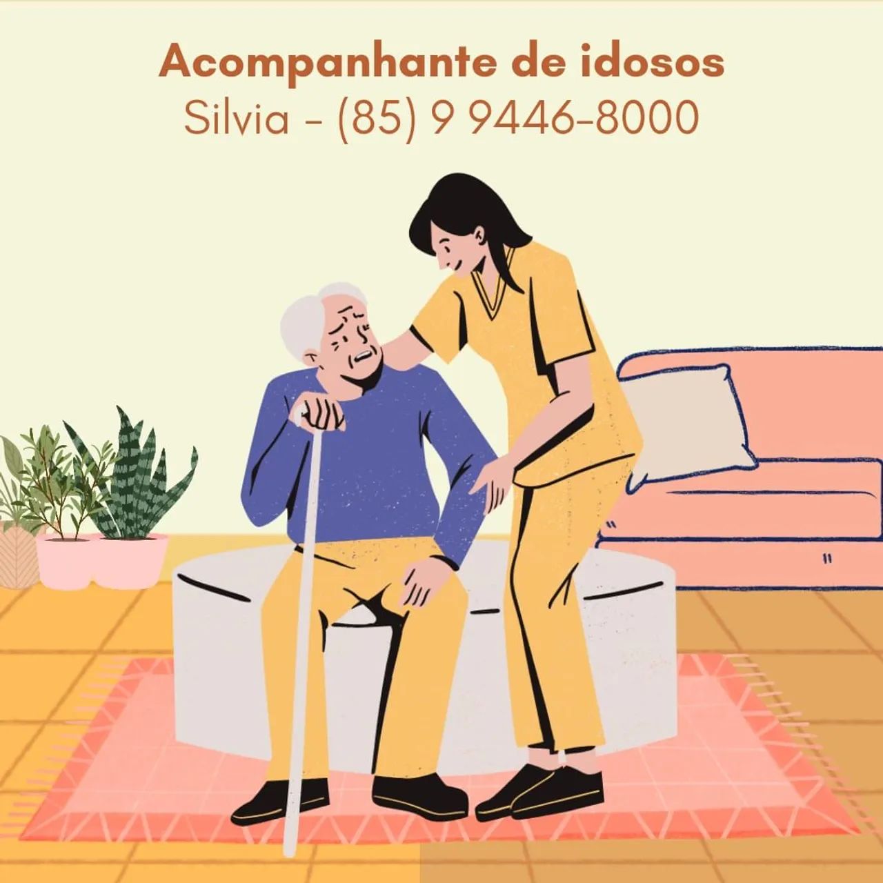 Cuidadora de idosos com experiência 