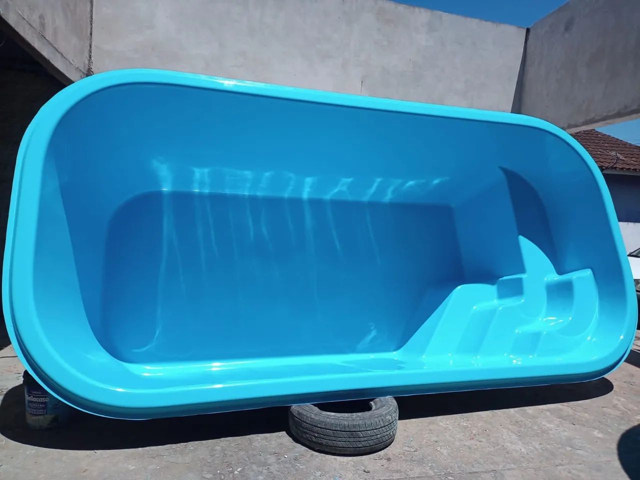 Piscina de fibra 5x2,50 Direto de fábrica / Pronta entrega 