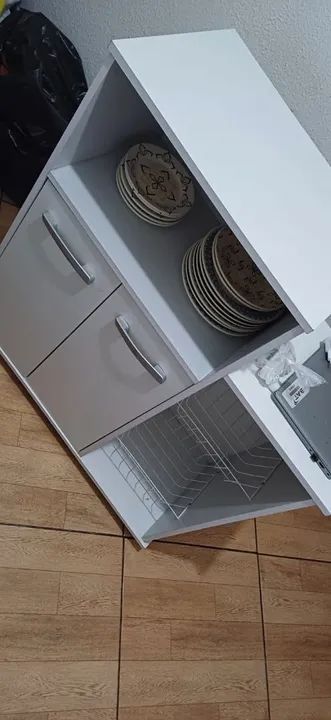 Armário de Cozinha Branco - Foto 4