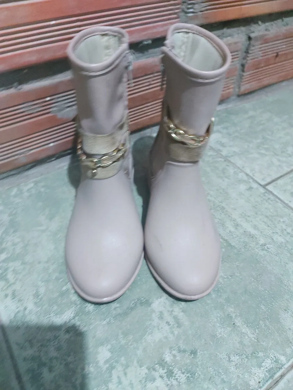 Bota menina ótima chuva 23/24 emborrachada