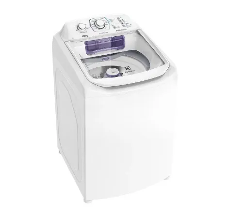 Lavadora de Roupas Electrolux LAC12 - 12Kg Cesto Inox 12 Programas de Lavagem