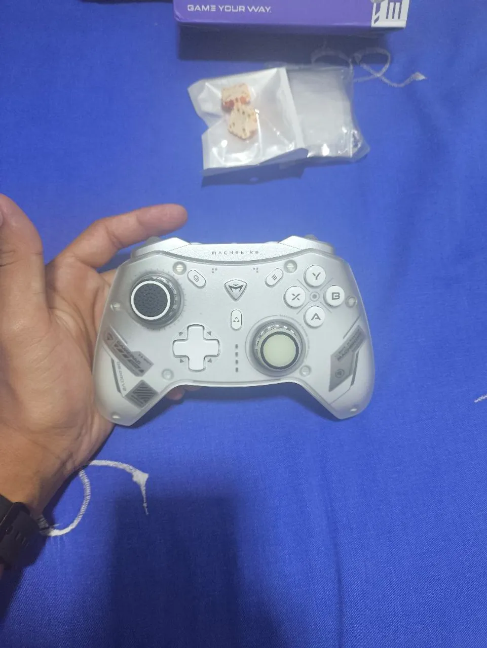 Controle machenike g5 pro V2 + analógicos extras + case de transporte + Brinde 