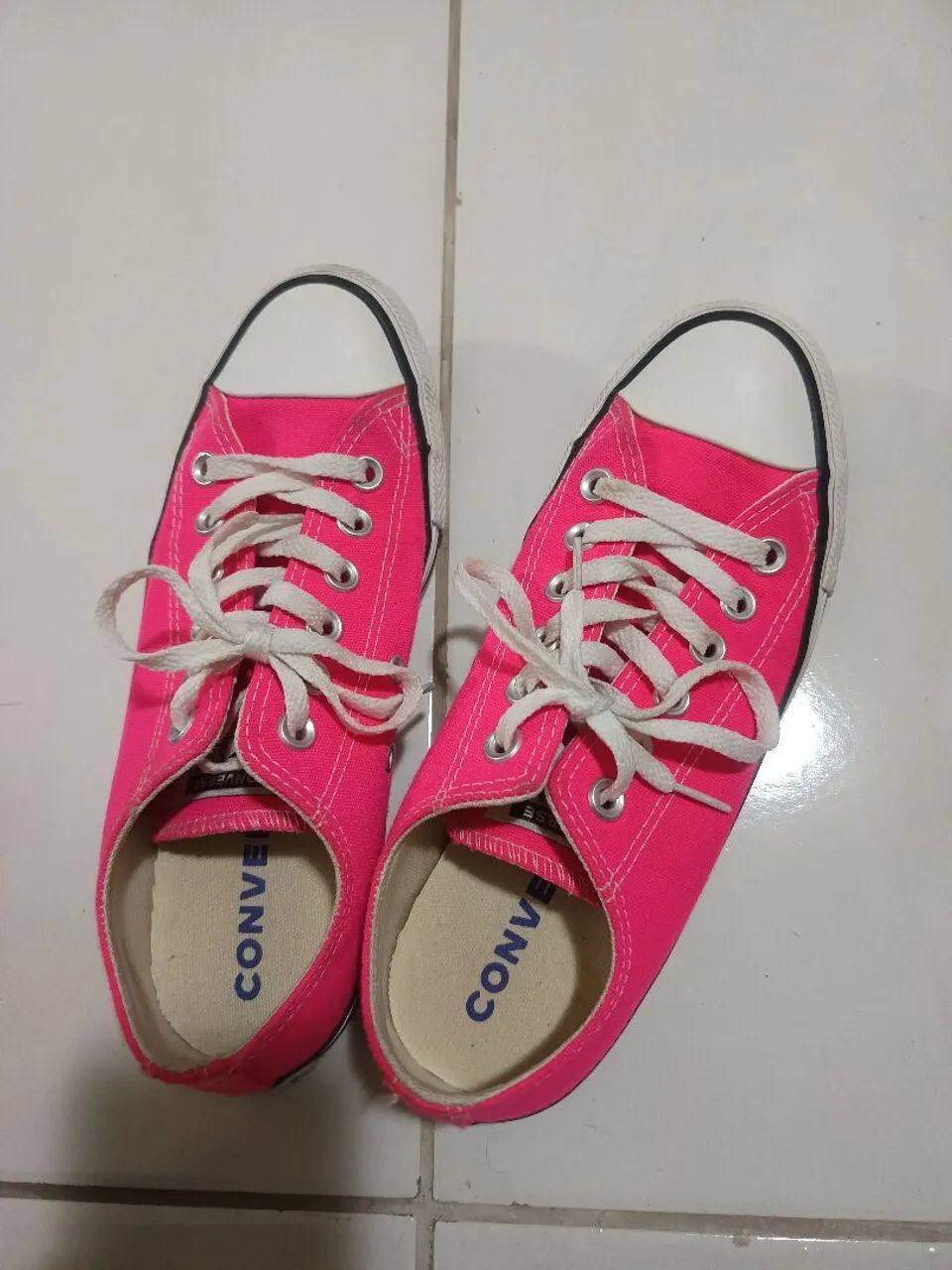 Tênis Converse All Star Rosa - Foto 4