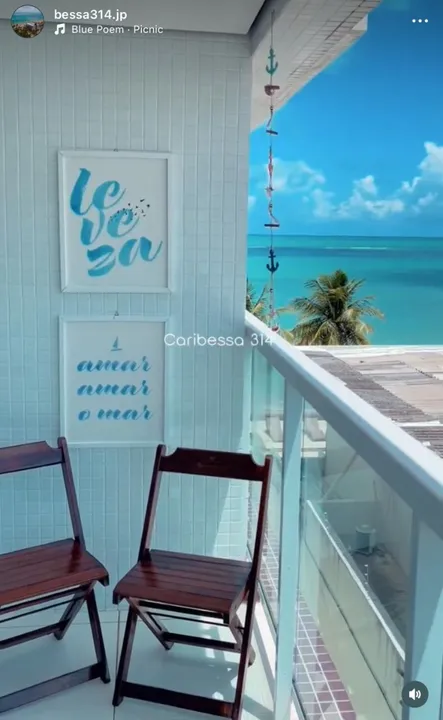 PROPRIETÁRIO vende NO CARIBESSA Jardim Oceania Flat 2q PÉ NA AREIA