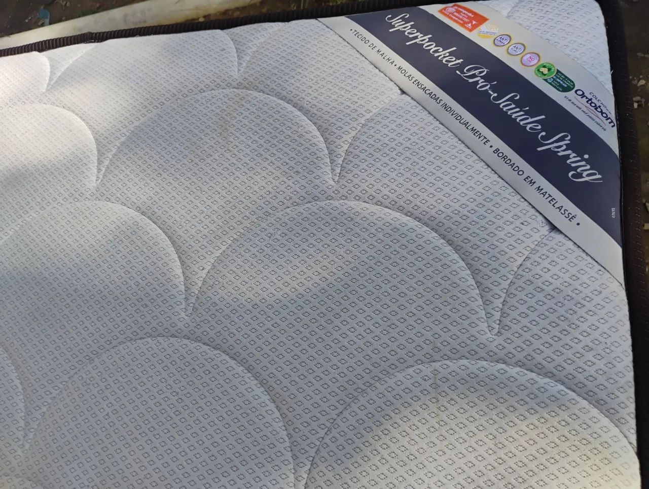 Cama Box casal com colchão da Ortobom  - Foto 5