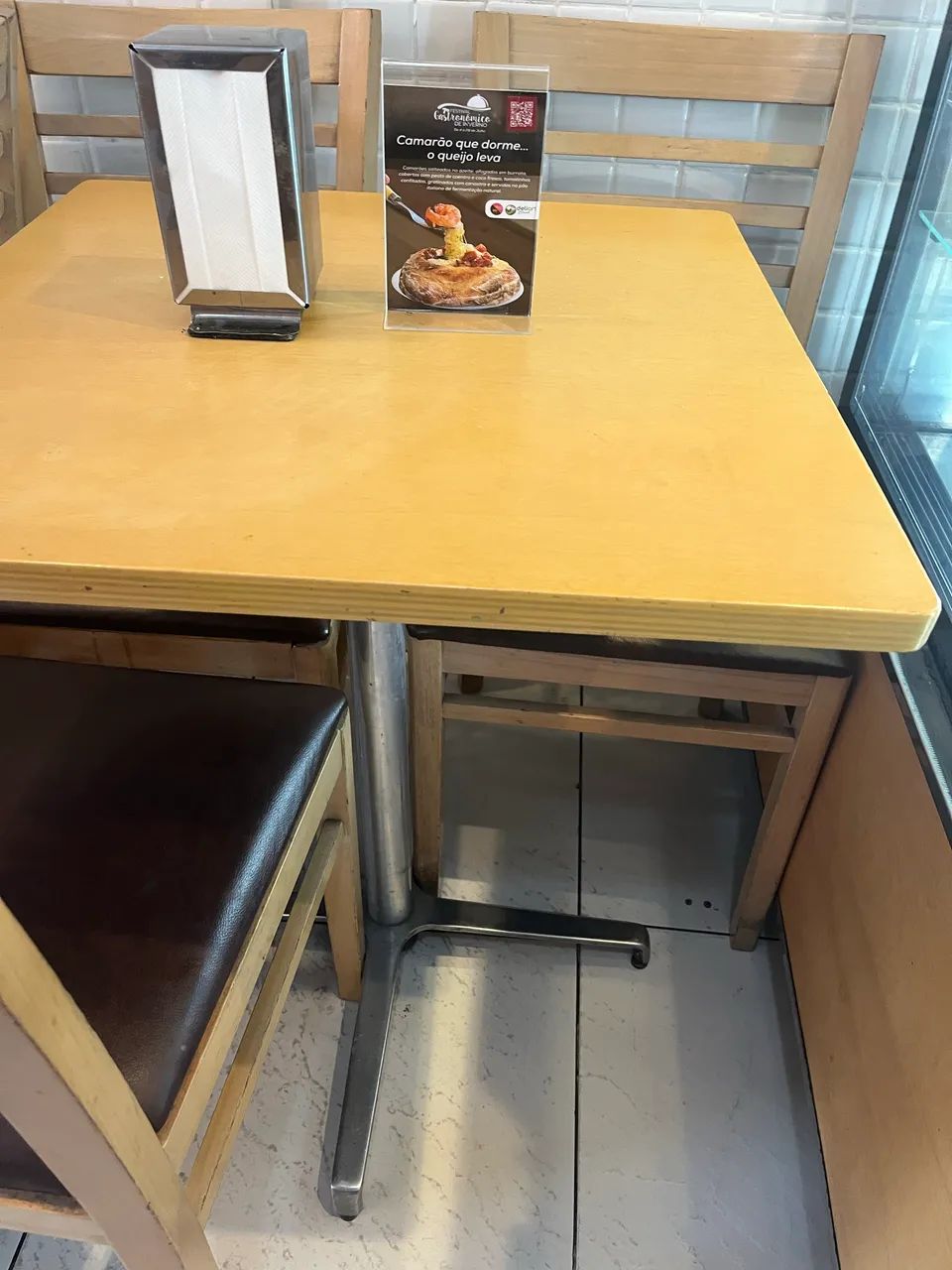 Mesa para comércio : cafeteria, lanchonete, sorveteria  - Foto 5