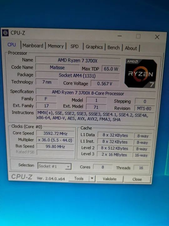 PC GAMER Completo Ryzen 7 3700X / GTX 1660 6GB / 16 GB DDR4 / SSD M2 250GB / Monitor 144hz - Foto 4