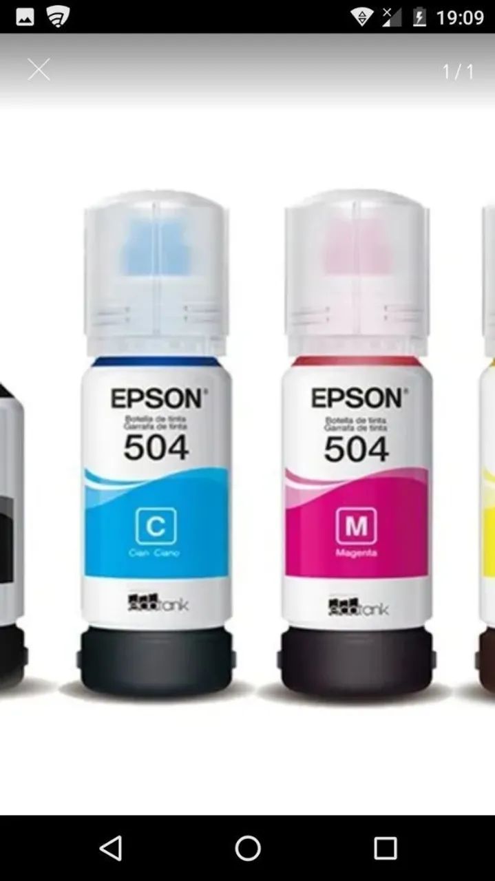 Kit Cartuchos de Tinta Epson 664 (Preto, Ciano, Magenta e Amarelo) - Foto 4