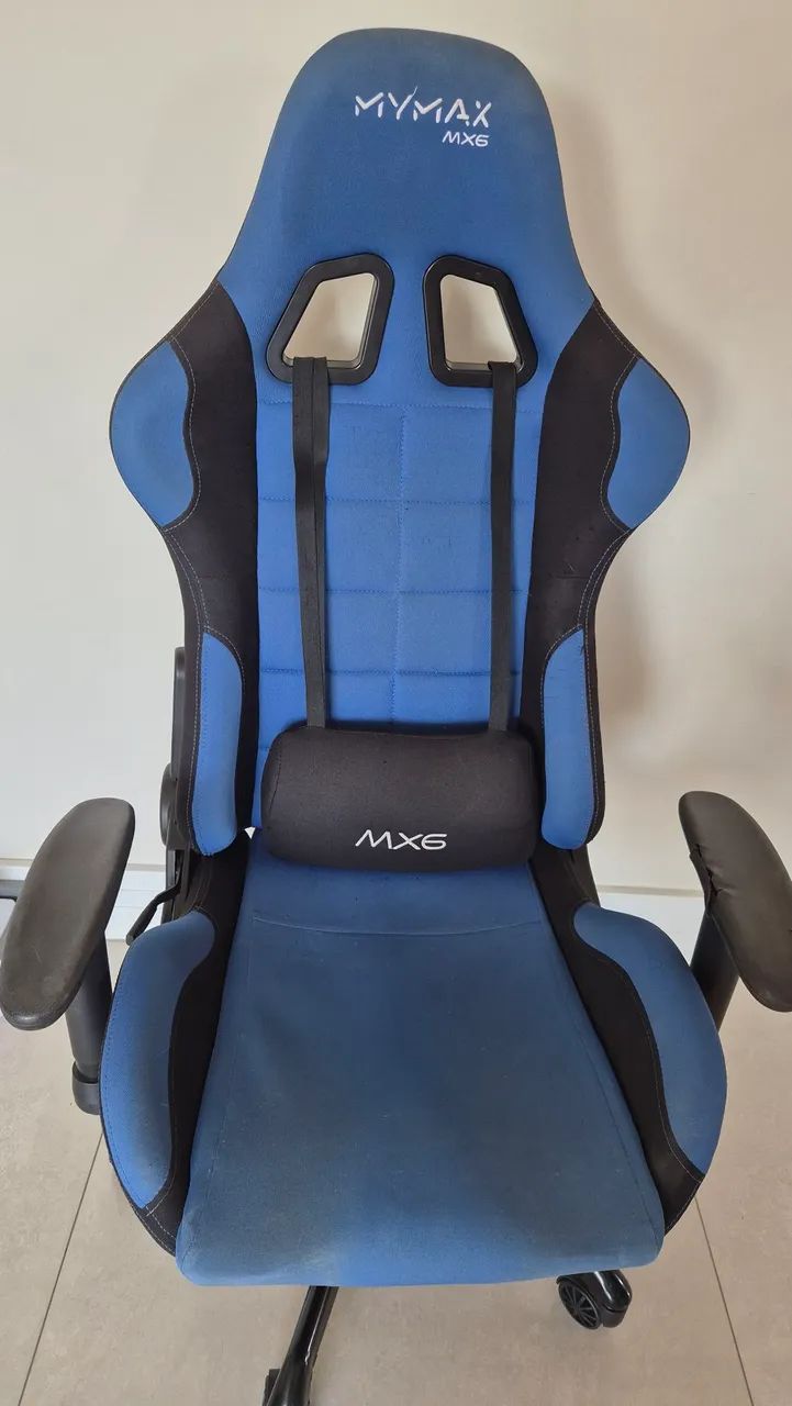 Cadeira Gamer MyMax MX6 Azul - Pistão com problema
