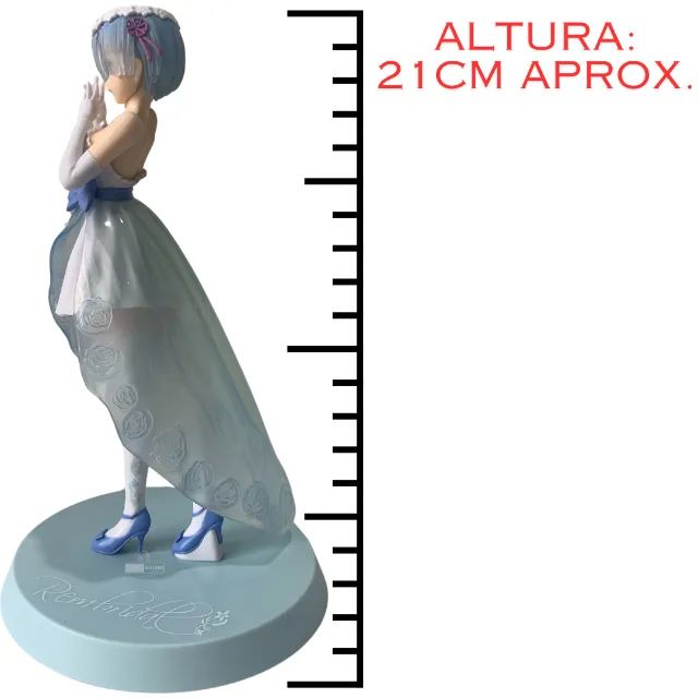 Re:zero Rem Bridal Vestido de Noiva SPM Sega - Foto 4