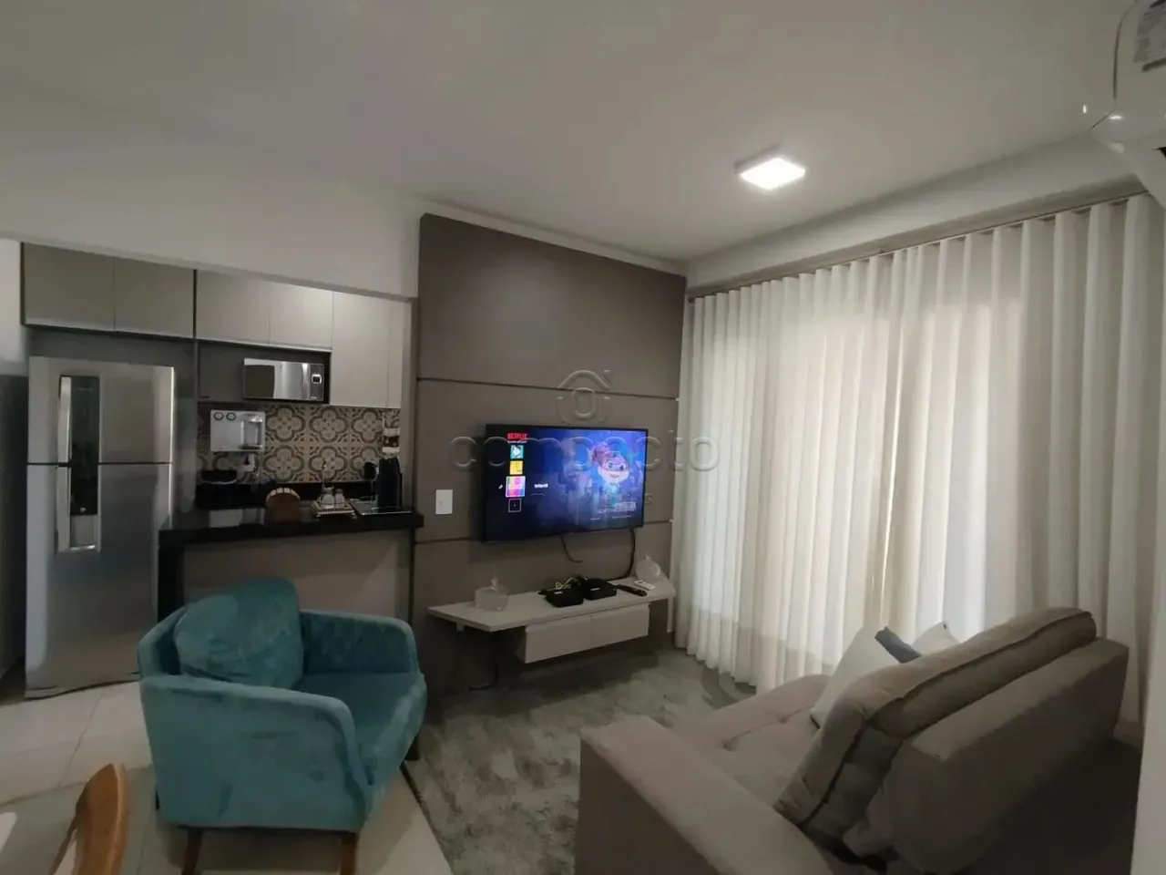 Apartamento mobiliado 2 Quartos (1 Suíte) para alugar - Tarraf II