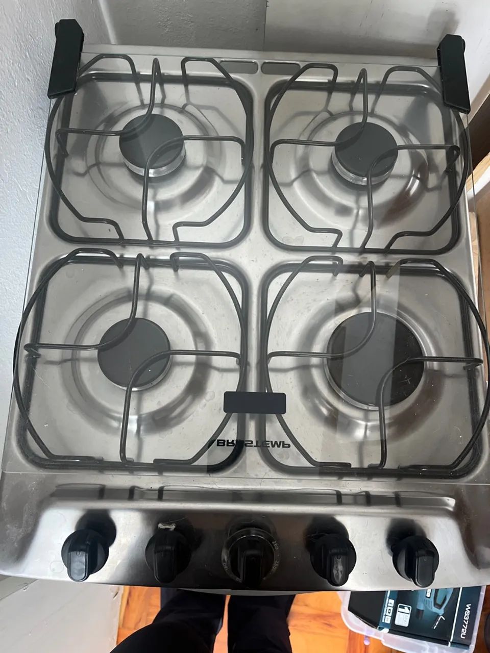 Fogão Brastemp 4 Bocas (convertido para gás encanado) - Foto 2