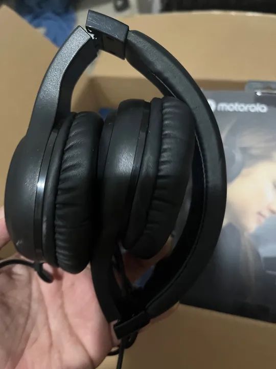 Fone de ouvido moto xt120 motorola headfone com fio - Foto 2