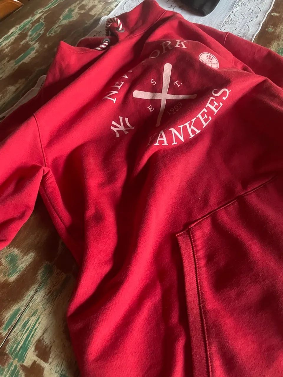 Casaco New York Yankees Vermelho
