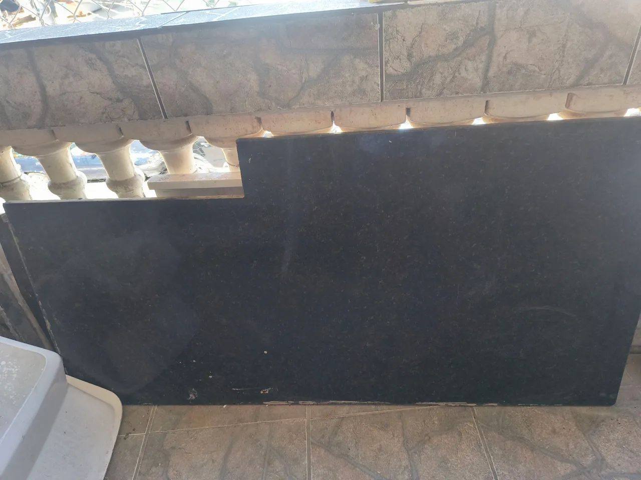 Bancada de granito verde Ubatuba 