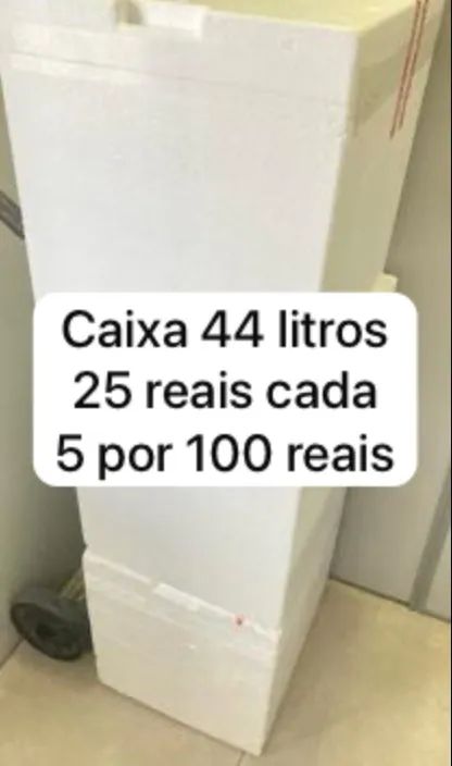 Caixa de isopor 44 litros
