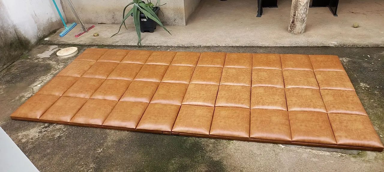 Cabeceira para cama couro  - Foto 2