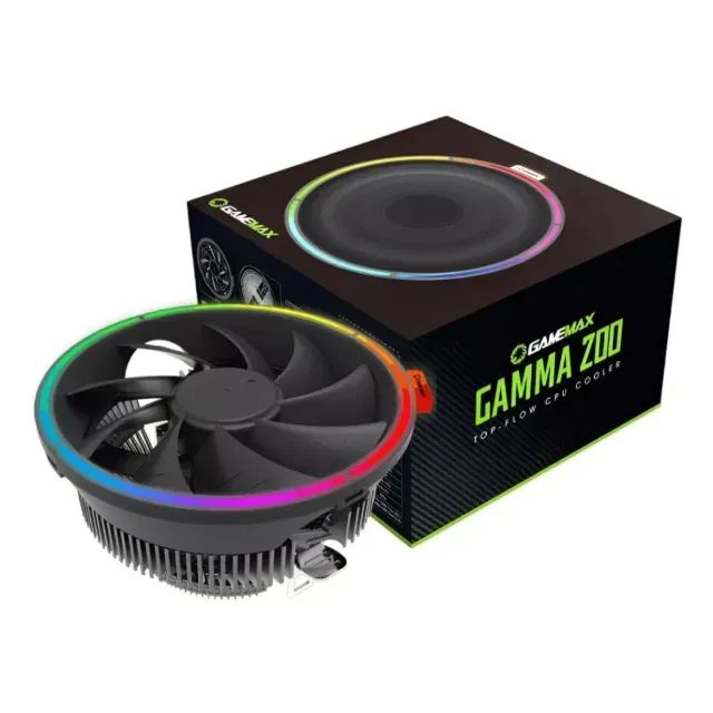 Cooler GameMax Gamma 200 Cor do LED RGB Conector 4 Pinos PWM LGA 2011-3 e vários outros - Foto 2