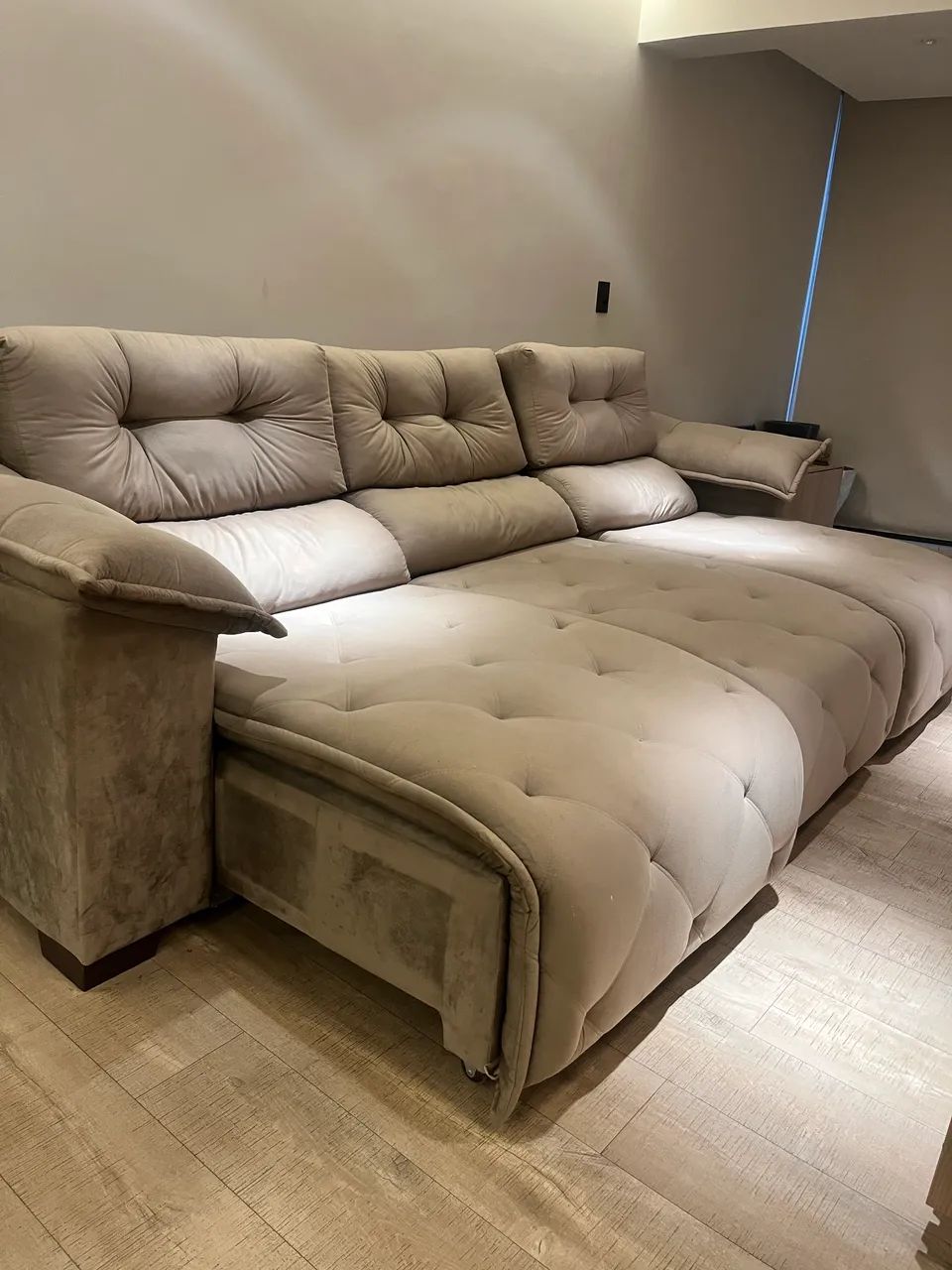 Sofá 3 metros reclinável seminovo  - Foto 4