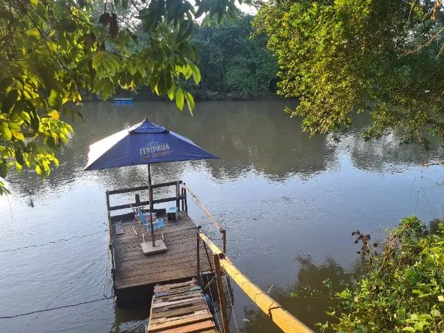 Rancho em Palmeiras na Beira do Rio Aquidauana  - Pesqueiro - Chacara