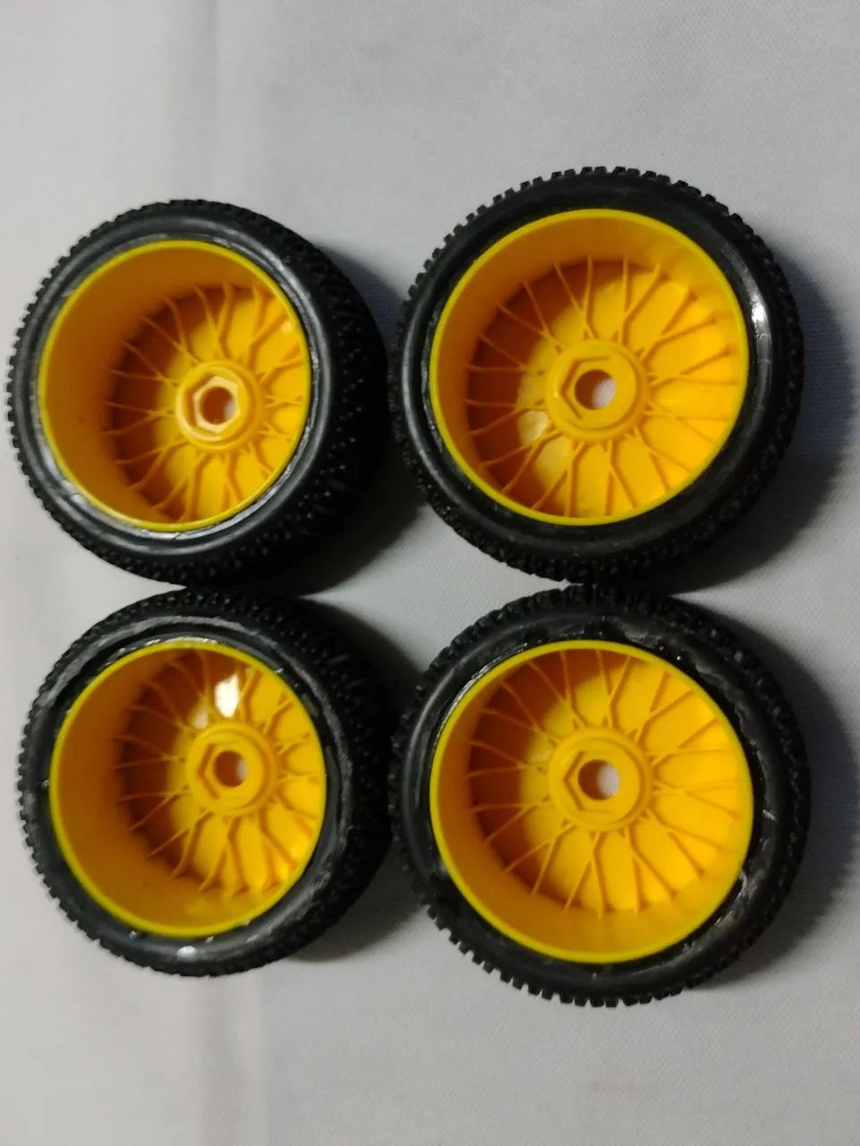 Pneus 116mm 1/8 scale RC buggy roda e peneu hex RC de 17 mm - Foto 2