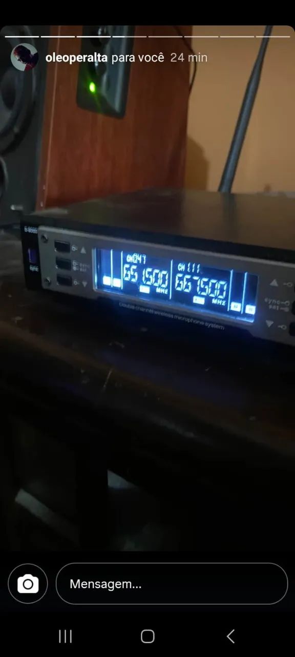 Dylan microfone (SEM FIO) D 9000 S - USADO- - Foto 6