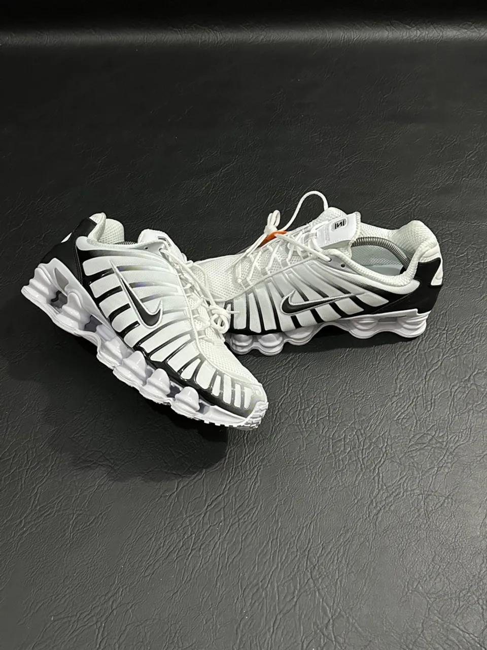 Nike Shox TL white metallic platinum black