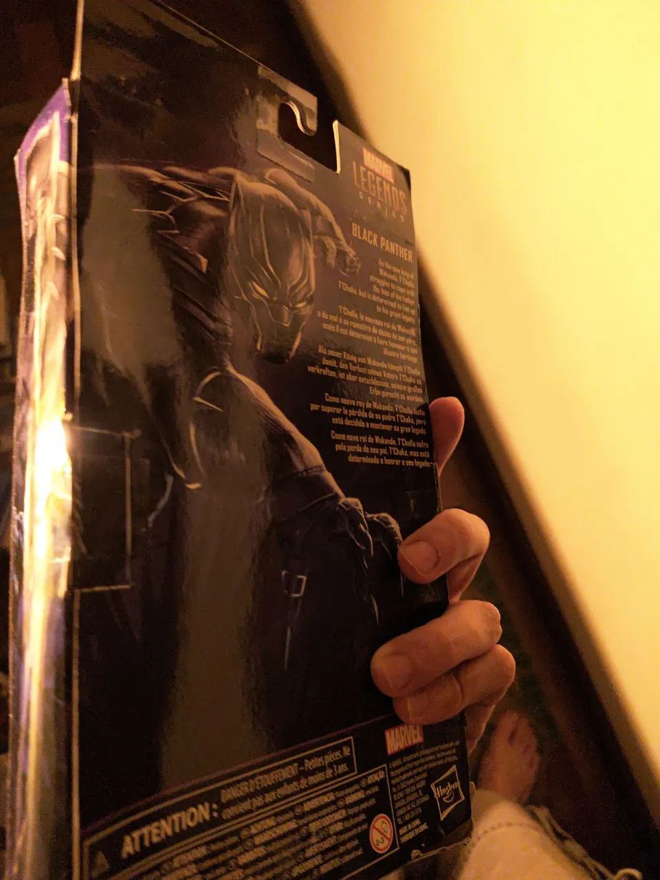 Boneco black panther (pantera negra) marvel legends - hasbro - Foto 2