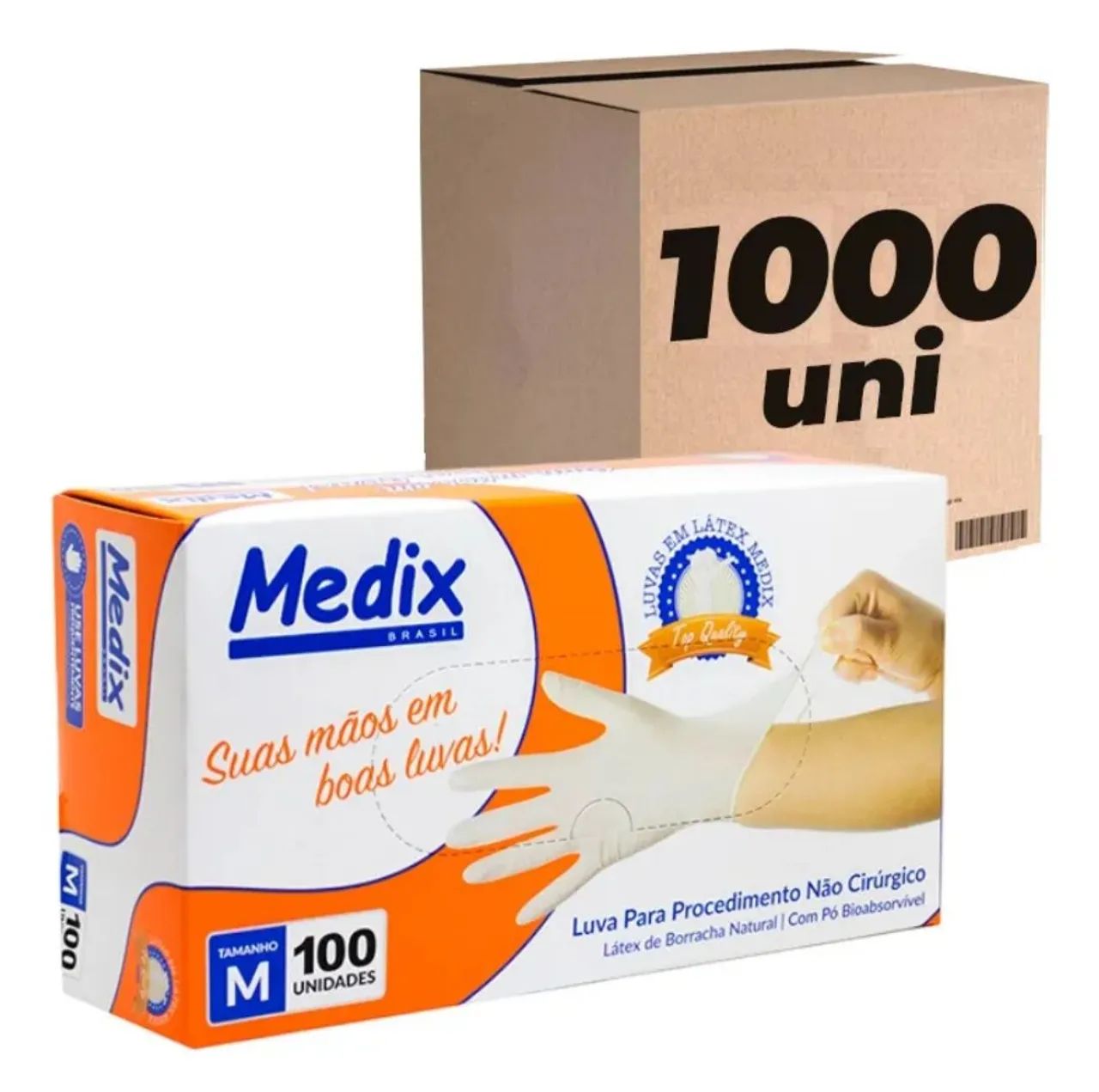 Luva látex procedimento apartir de (pp) M(P) G - Foto 2