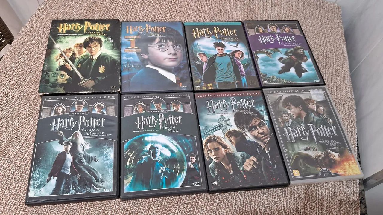 Coleção Completa Harry Potter em DVD