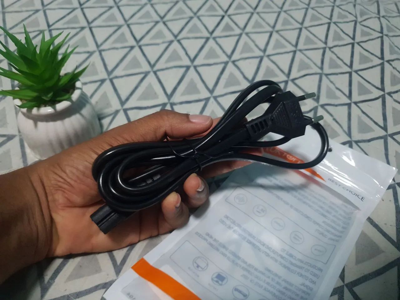 Cabo de força para TV,  ps2, ps3, ps4, dvd - Foto 3