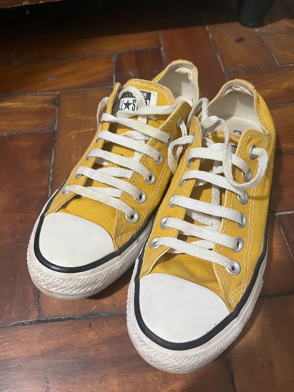 All Star Amarelo Cano Baixo  - Foto 5