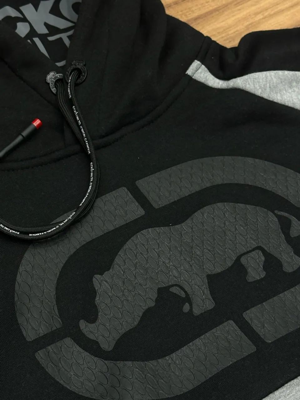 Casaco Ecko Unltd. Hoodie Cinza - Foto 4