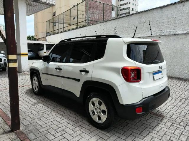JEEP RENEGADE 2020 FLEX APENAS KM 49.000 MIL KM + 4 PNEUS + IPVA 2025 + COURO BRANCO - Foto 2