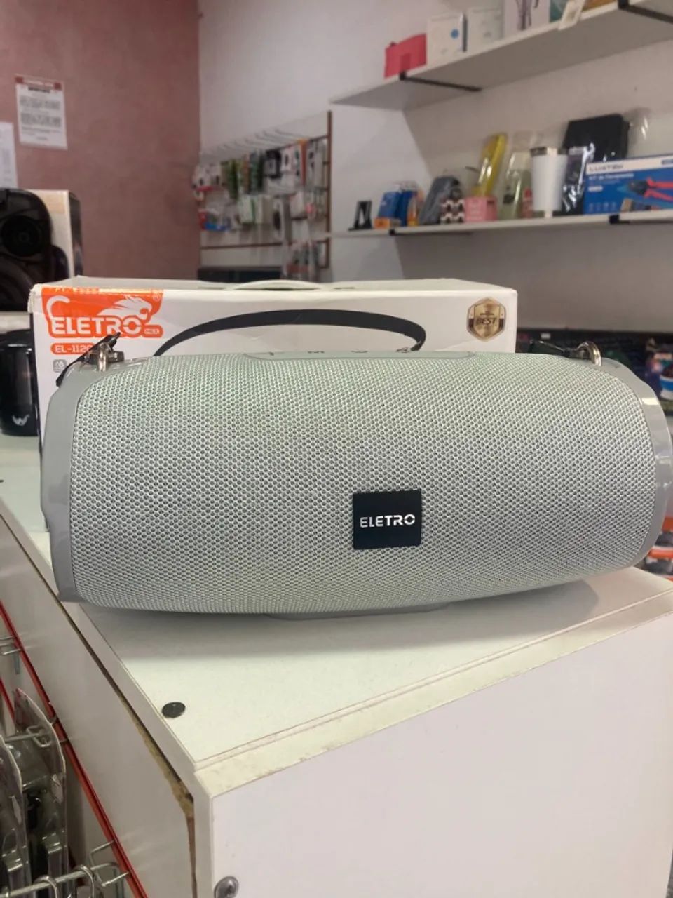 Caixa De Som Bluetooth 200w À Prova D'agua Tws Led El-1120