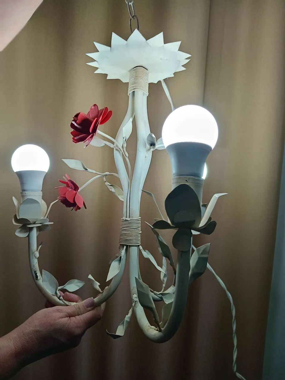 Lustre Decorativo Floral Vintage - Foto 2