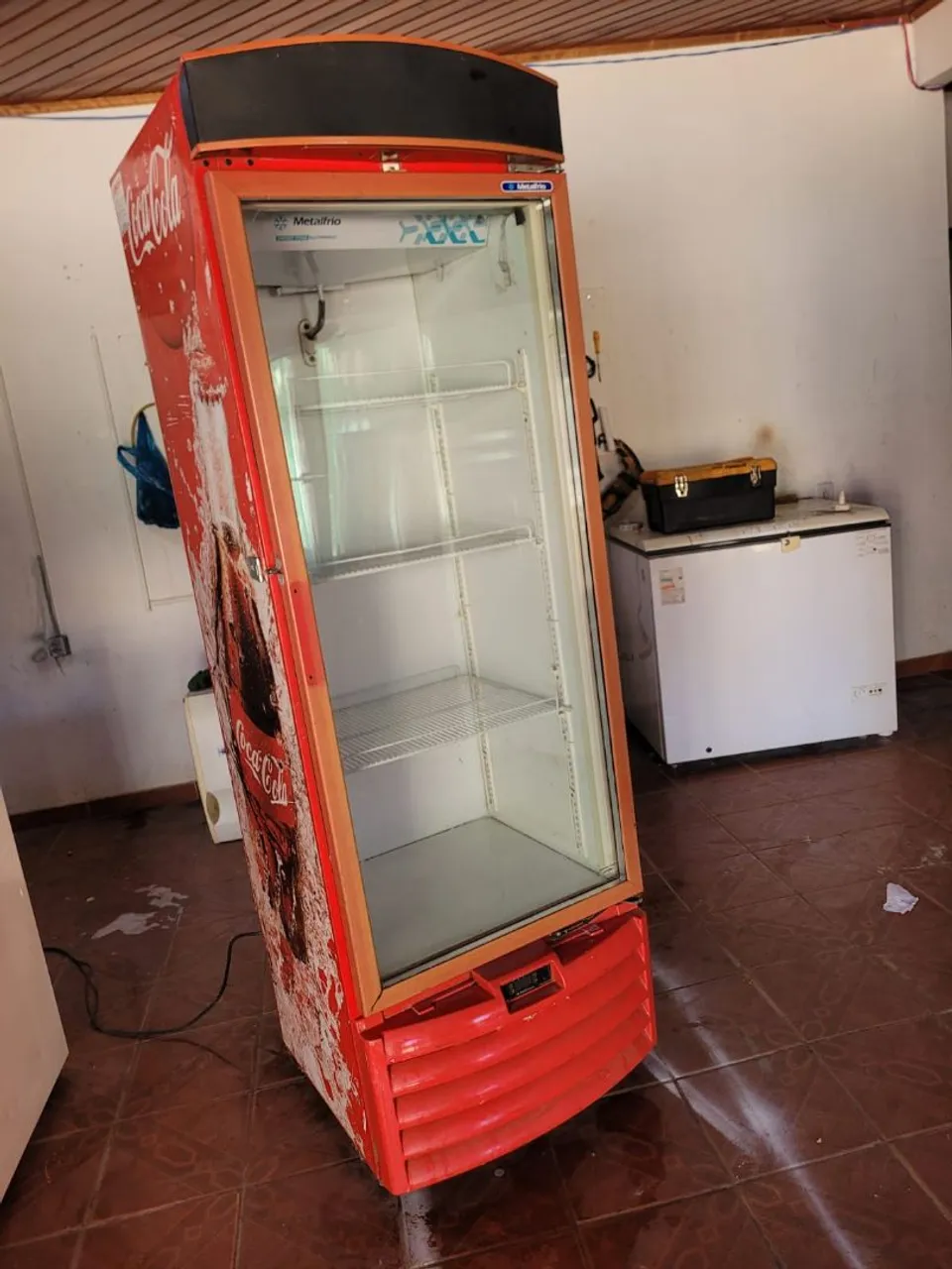 Freezer expositora Coca-Cola