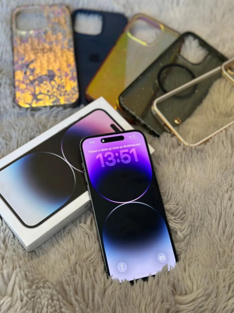 iPhone 14 pro max 256gb Purple - Celulares e Smartphones