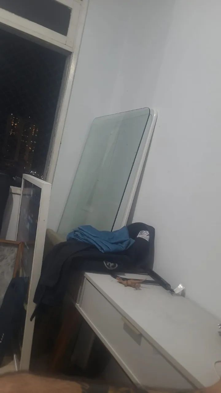 Mesa Tok Stok + tampo de vidro - Foto 2